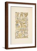 Rhyming Words Ending in the Letter D. Mermaids. Children Building Sand Castles On a Beach-Walter Crane-Framed Giclee Print