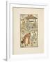 Rhyming Words Ending in the Letter L. a Boy With a Bell. an Old Woman and Her Cat-Walter Crane-Framed Giclee Print