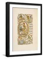 Rhyming Words Ending in the Letter N. To Illustrate the Use Of the Letter O. the Golden Primer-Walter Crane-Framed Giclee Print