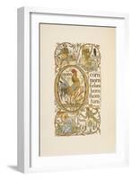 Rhyming Words Ending in the Letter N. To Illustrate the Use Of the Letter O. the Golden Primer-Walter Crane-Framed Giclee Print