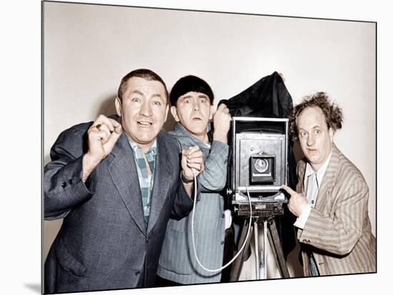 RHYTHM AND WEEP, from left: Curly Howard, Moe Howard, Larry Fine, (aka The Three Stooges), 1946-null-Mounted Photo