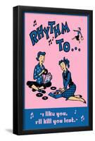 Rhythm Tote-null-Framed Poster