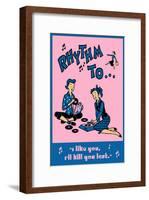 Rhythm Tote-null-Framed Poster