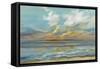 Rhythmic Sunset Waves-Silvia Vassileva-Framed Stretched Canvas