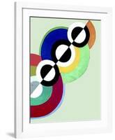 Rhythms, c.1934-Robert Delaunay-Framed Serigraph