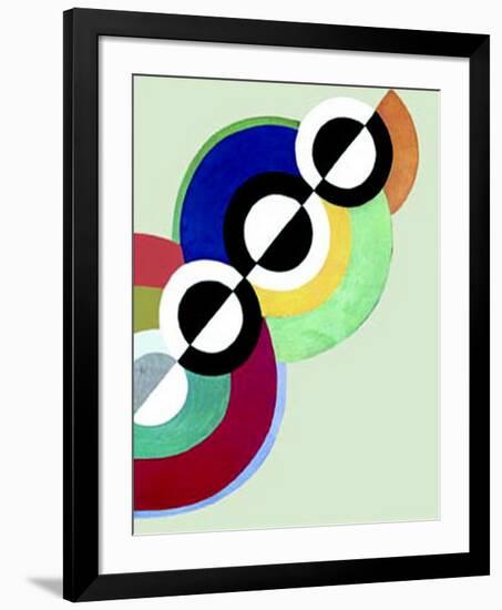 Rhythms, c.1934-Robert Delaunay-Framed Serigraph