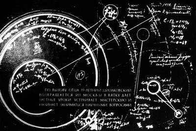Tsiolkovsky's Works on Space Conquest