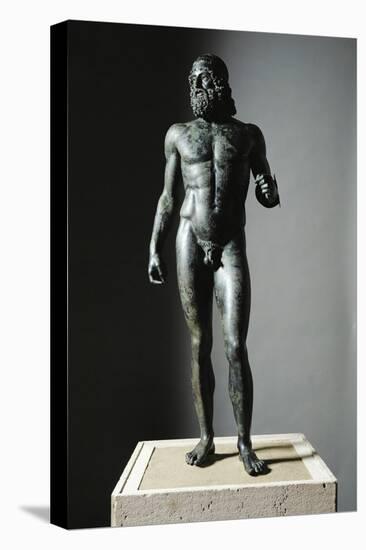 Riace Bronze (A), Bronze Statue of a Man with Headband-Phidias-Stretched Canvas