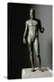Riace Bronze (B), Bronze Statue of a Young Man with Helmet, More Than Life-Size, Found in 1972-Phidias-Stretched Canvas