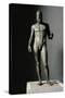 Riace Bronze (B), Bronze Statue of a Young Man with Helmet, More Than Life-Size, Found in 1972-Phidias-Stretched Canvas