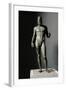 Riace Bronze (B), Bronze Statue of a Young Man with Helmet, More Than Life-Size, Found in 1972-Phidias-Framed Giclee Print