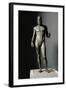 Riace Bronze (B), Bronze Statue of a Young Man with Helmet, More Than Life-Size, Found in 1972-Phidias-Framed Giclee Print