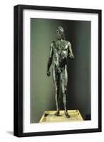 Riace Bronzes, Statue B of Elder, from Greece and Recovered from Waters Off Riace Marina-null-Framed Giclee Print