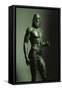 Riace Bronzes, Statue of Younger, from Greece and Recovered from Waters Off Riace Marina-null-Framed Stretched Canvas