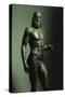 Riace Bronzes, Statue of Younger, from Greece and Recovered from Waters Off Riace Marina-null-Stretched Canvas