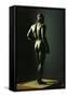 Riace Bronzes, Statue of Younger, from Greece and Recovered from Waters Off Riace Marina-null-Framed Stretched Canvas