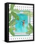 Riad Pool-Petra Lizde-Framed Stretched Canvas