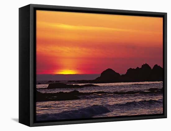 Rialto Beach at Dusk, Olympic National Park, Washington, USA-Charles Sleicher-Framed Stretched Canvas