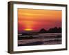 Rialto Beach at Dusk, Olympic National Park, Washington, USA-Charles Sleicher-Framed Premium Photographic Print