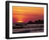 Rialto Beach at Dusk, Olympic National Park, Washington, USA-Charles Sleicher-Framed Premium Photographic Print