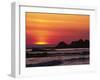 Rialto Beach at Dusk, Olympic National Park, Washington, USA-Charles Sleicher-Framed Premium Photographic Print