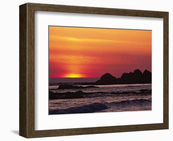 Rialto Beach at Dusk, Olympic National Park, Washington, USA-Charles Sleicher-Framed Photographic Print