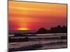 Rialto Beach at Dusk, Olympic National Park, Washington, USA-Charles Sleicher-Mounted Photographic Print