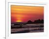 Rialto Beach at Dusk, Olympic National Park, Washington, USA-Charles Sleicher-Framed Photographic Print