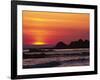 Rialto Beach at Dusk, Olympic National Park, Washington, USA-Charles Sleicher-Framed Photographic Print