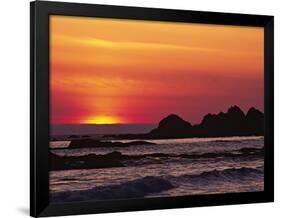 Rialto Beach at Dusk, Olympic National Park, Washington, USA-Charles Sleicher-Framed Photographic Print