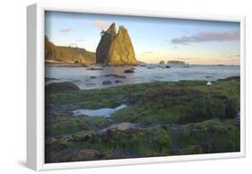 Rialto Beach Olympic National Park in Clallam County, Washington State.-Michele Niles-Framed Photographic Print