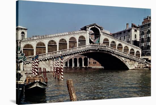 Rialto Bridge, Begun 1588-Antonio Da Ponte-Stretched Canvas