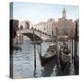 Rialto Bridge Gondolas-Alan Blaustein-Stretched Canvas