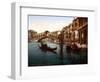 Rialto Bridge, Grand Canal, 1890s-Science Source-Framed Giclee Print