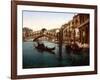 Rialto Bridge, Grand Canal, 1890s-Science Source-Framed Giclee Print