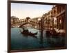 Rialto Bridge, Grand Canal, 1890s-Science Source-Framed Giclee Print