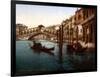 Rialto Bridge, Grand Canal, 1890s-Science Source-Framed Giclee Print