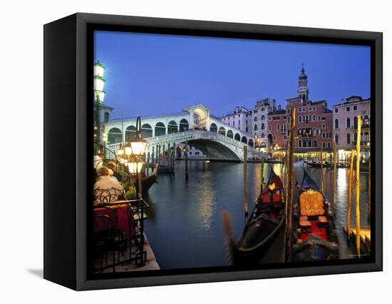 Rialto Bridge, Grand Canal, Venice, Italy-Demetrio Carrasco-Framed Stretched Canvas