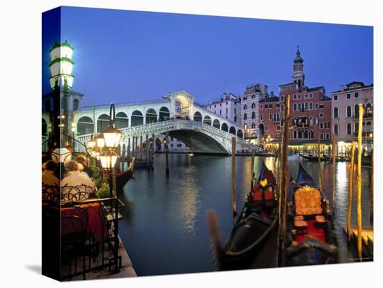 Rialto Bridge, Grand Canal, Venice, Italy-Demetrio Carrasco-Stretched Canvas