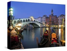 Rialto Bridge, Grand Canal, Venice, Italy-Demetrio Carrasco-Stretched Canvas