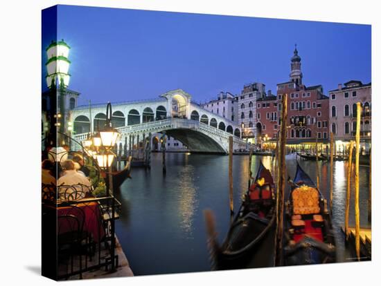 Rialto Bridge, Grand Canal, Venice, Italy-Demetrio Carrasco-Stretched Canvas