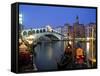 Rialto Bridge, Grand Canal, Venice, Italy-Demetrio Carrasco-Framed Stretched Canvas