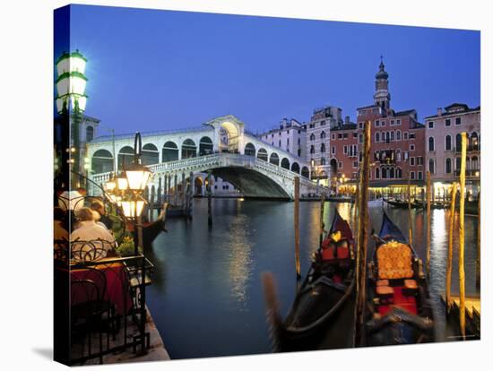 Rialto Bridge, Grand Canal, Venice, Italy-Demetrio Carrasco-Stretched Canvas