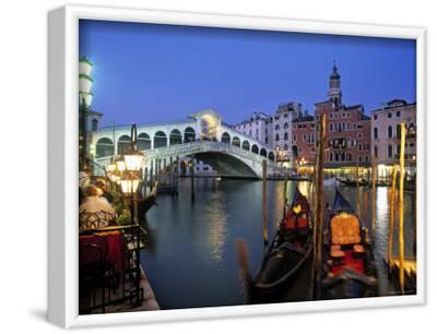 Tableau Déco Grand Format - Pont Du Rialto à Venise, Impression Toile Ou Métal