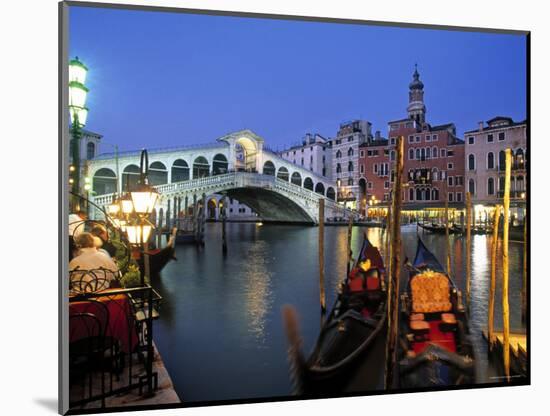 Rialto Bridge, Grand Canal, Venice, Italy-Demetrio Carrasco-Mounted Photographic Print