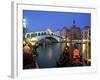 Rialto Bridge, Grand Canal, Venice, Italy-Demetrio Carrasco-Framed Photographic Print