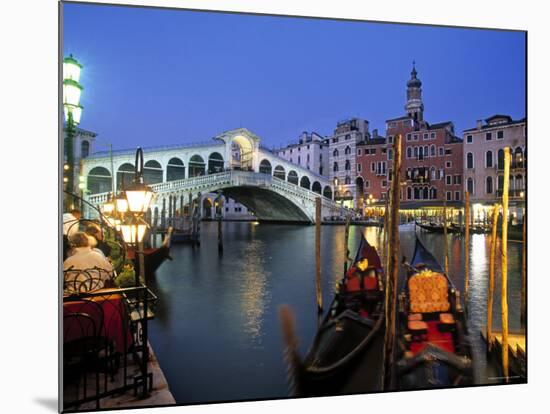 Rialto Bridge, Grand Canal, Venice, Italy-Demetrio Carrasco-Mounted Photographic Print