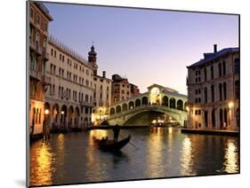 Rialto Bridge, Grand Canal, Venice, Italy-Alan Copson-Mounted Premium Photographic Print