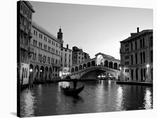 Rialto Bridge, Grand Canal, Venice, Italy-Alan Copson-Stretched Canvas