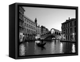 Rialto Bridge, Grand Canal, Venice, Italy-Alan Copson-Framed Stretched Canvas